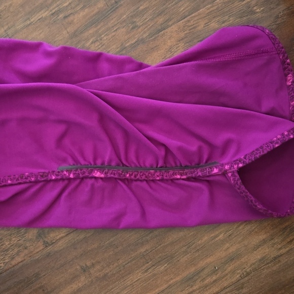 Lululemon Plum Purple Patterned Cropped Leggings Size 8 - Picture 8 of 8